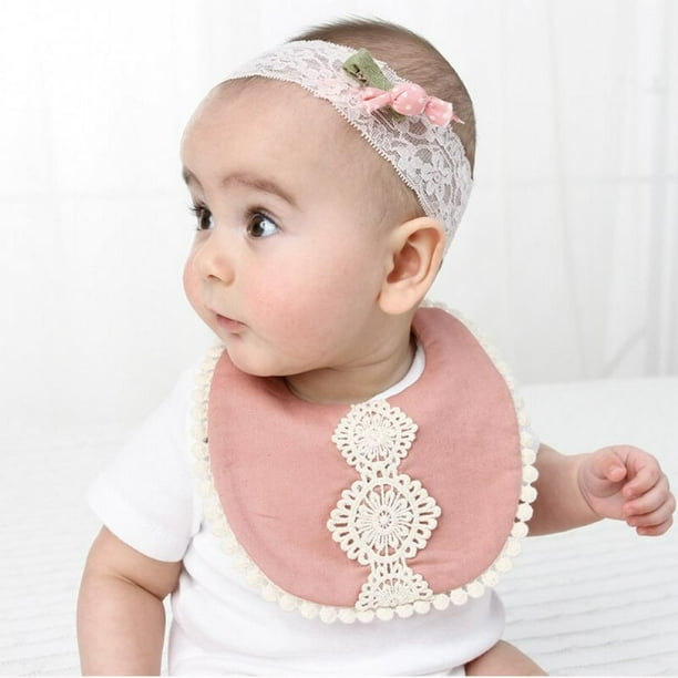 Girl Toddler Boy Newborn Feeding Lace Baby Bibs Cotton Saliva Towels Girl Toddler Boy Newborn Feeding Lace Baby Bibs Cotton Saliva Towels